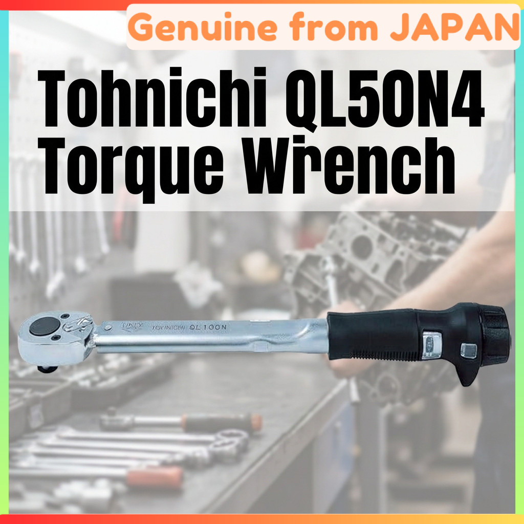 Tohnichi QL50N4 Torque Wrench 3/8 Drive 10-50Nm 257.5mm Made in Japan Precision Tool