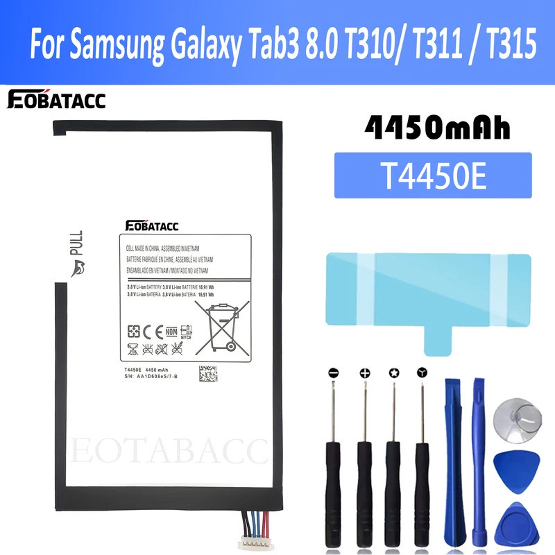ETABACC ใหม่ 100% คุณภาพสูง T4450E แบตเตอรี่สําหรับ Samsung Galaxy Tab 3 8.0 T310 T311 T315 SM-T310 