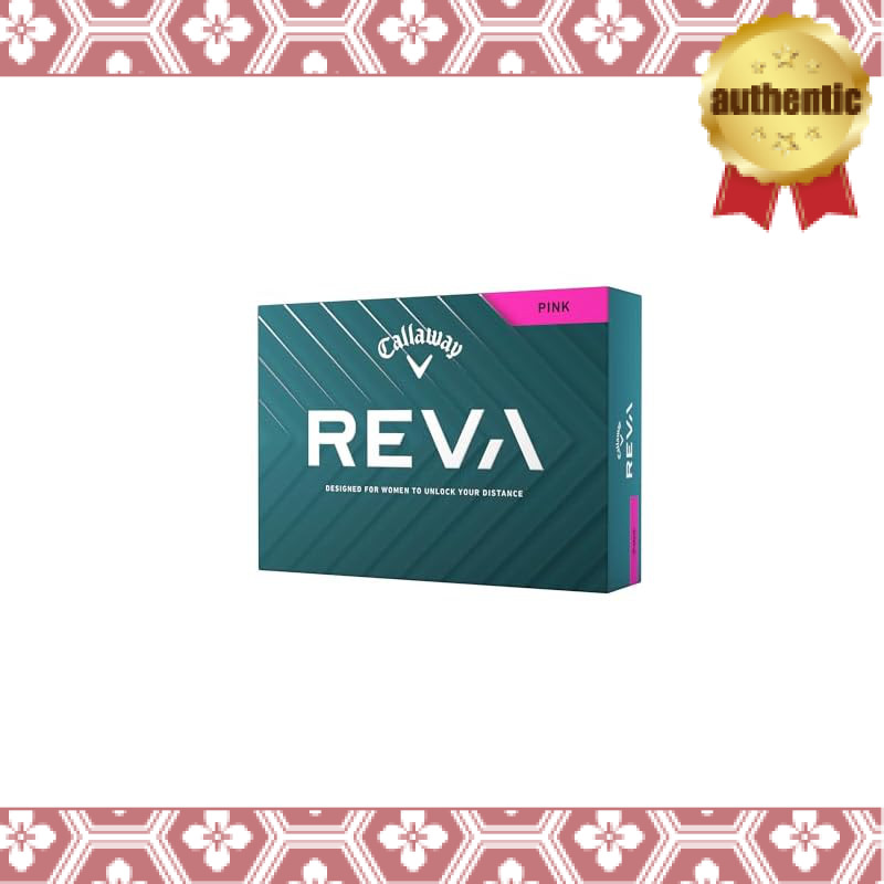 Callaway REVA Golf Balls - 1 Dozen (12 Pack) - 2-Piece Construction - Available in Pink and White