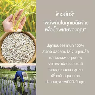 [ส่งฟรี][ข้าวหายาก] ข้าวบือโป๊ะโละ 5kg ตรา บีทร้า ข้าวญี่ปุ่นสายพันธุ์ไทย หอมนุ่มหนึบ น้ำตาลต่ำ GI ต่ำ ข้าวสุขภาพ