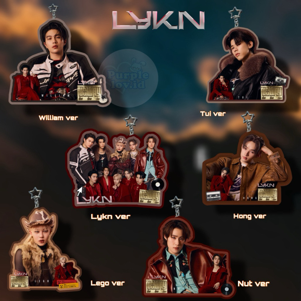 GANTUNGAN พวงกุญแจไลค์พวงกุญแจ lykyou no way gmmtv thaientu william ti nnutdan hongshi เลโก้