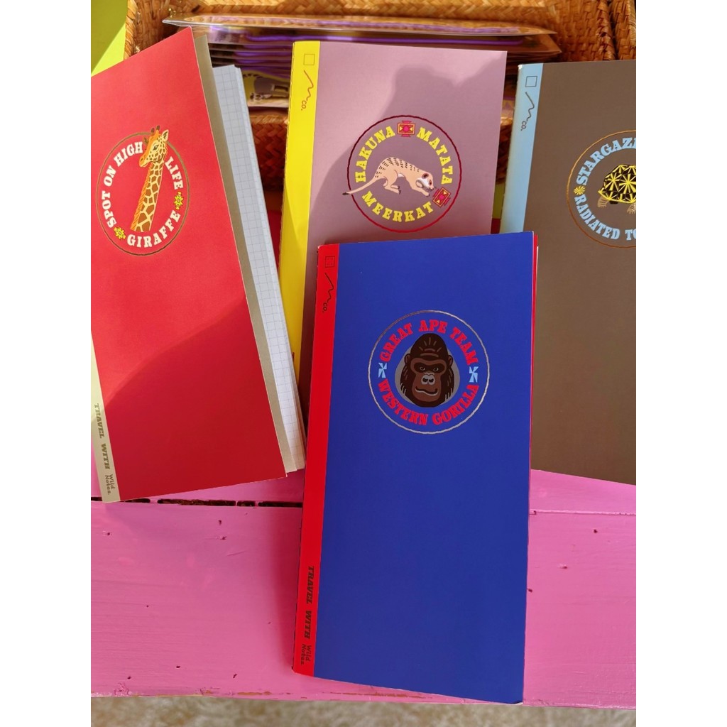 Nanjing Red Mountain Forest Zoo Cultural Creative Africa District TN Handbook Gorilla Notebook Seal 