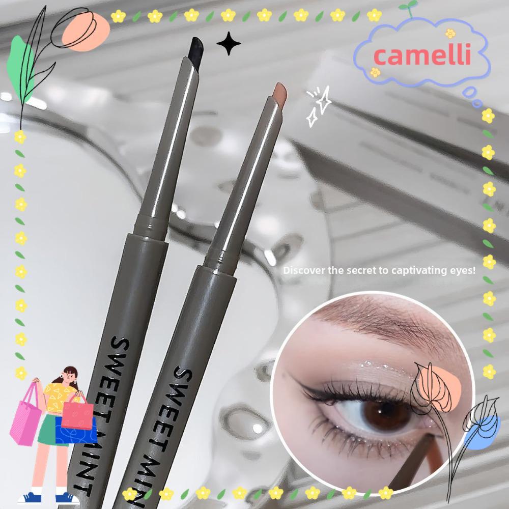 CAMELLI Rose Red Eyeliner, Matte Waterproof Formula Wine Red Eyeliner, Silky Smooth Easy To Color Lo