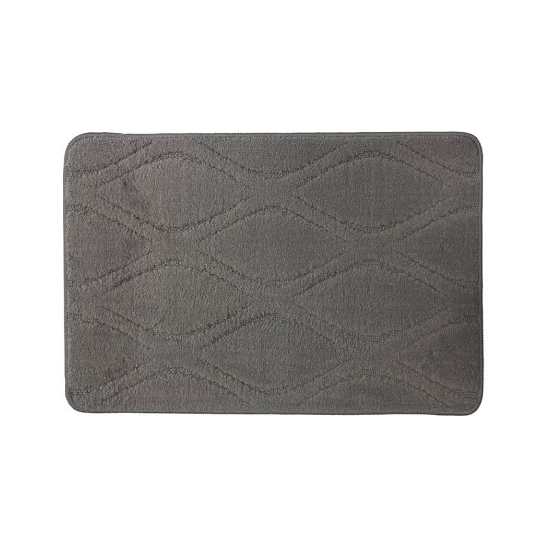 ANYHOME พรมไมโครไฟเบอร์ QUILTED 50X80 สีเทา