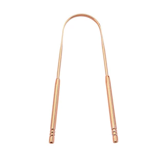 COZII Tongue Scraper ที่ขูดลิ้นสแตนเลส ตัวU ช่วยลดกลิ่นปากและแบคทีเรียในช่องปาก