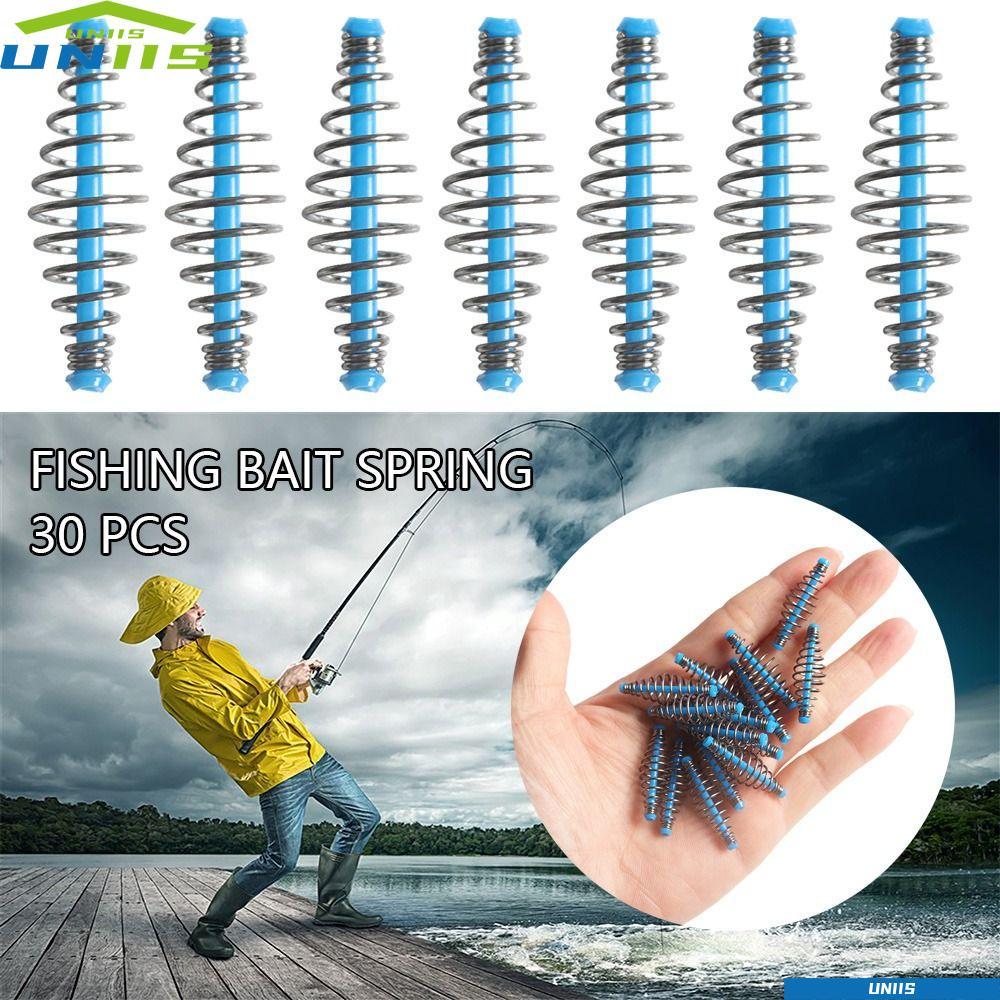 UNIIS สแตนเลส Feeder Method Leader 30 ชิ้น/เซ็ต เหมาะสำหรับใช้งาน lure