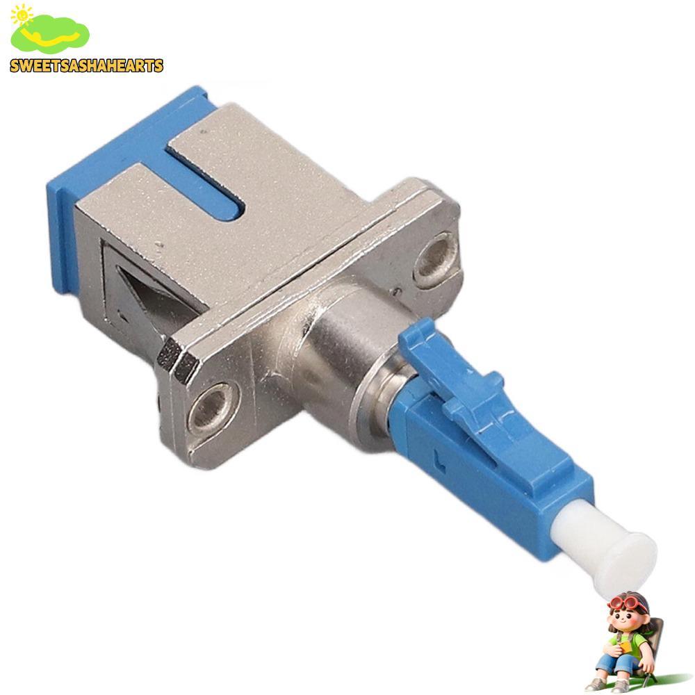 SWEETSASHA LC ชาย SC หญิง Connector, 9/125um การสูญเสียการแทรกต่ํา LC ถึง SC อะแดปเตอร์, ความแม่นยําสูงโหมดเดียวไฟเบอร์ออปติก Coupler เครื่องมือไฟเบอร์ออปติก