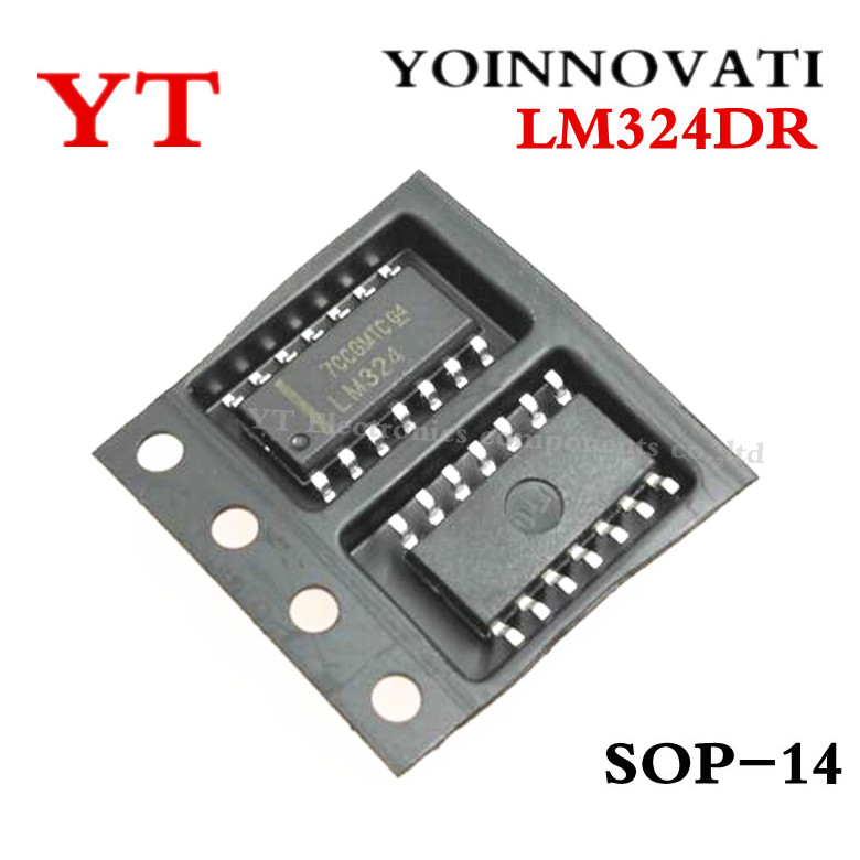 500 ชิ้น/ล็อต LM324DR SOP14 LM324 LM324DR2G คุณภาพดีที่สุด