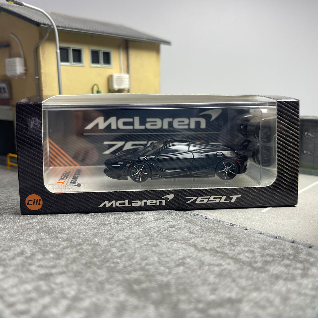 CM 1: 64 Mclaren 765lt Mclaren Supercar Quick Release Alloy Car Model gulf