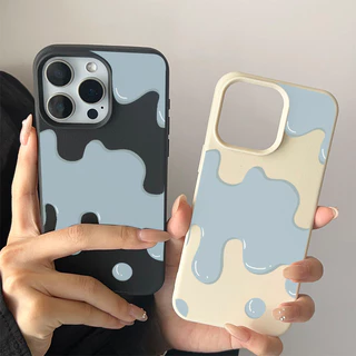 เคสโทรศัพท์หนังนิ่มลายหยดน้ำ เคส IPhone 17 16 15 12 14 13 11 Pro Max 7 8 Plus XS Max XR เคสโทรศัพท์