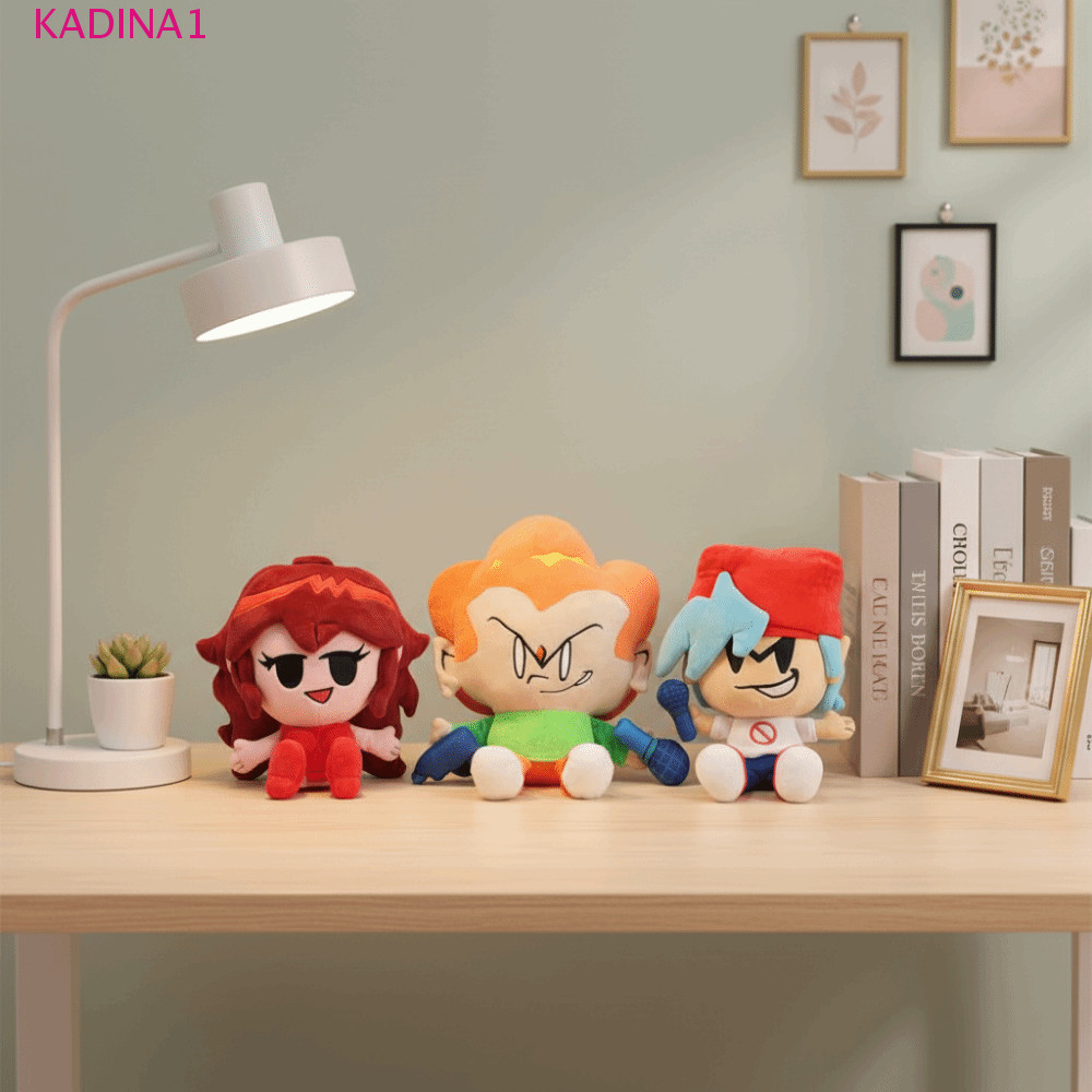 KADINA Pico Darnell ของเล่นตุ๊กตา,ตุ๊กตาสัตว์นุ่ม FNF Nene ของเล่นตุ๊กตา, ตลกที่มีสีสันการ์ตูนอะนิเม