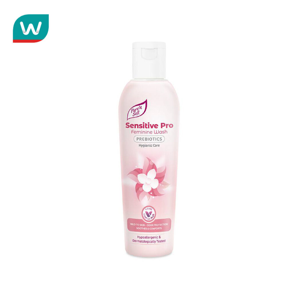 Pure N Soft เพียว เอ็น ซอฟท์ เซ้นซิทีฟ โปร2 เฟมินีน วอช 200 มล.