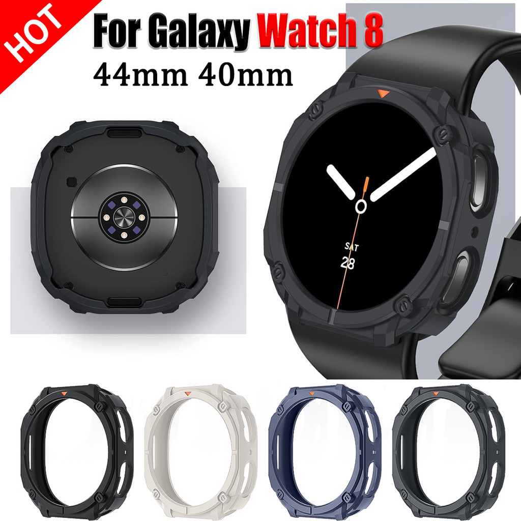 เคสป้องกันสําหรับ Samsung Galaxy 8 44 มม.40 มม.Anti TPU กรอบกันชน Scale สําหรับ Galaxy Watch 8 Shell อุปกรณ์เสริม