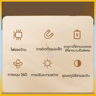 ไฟสปอตไลท์รีโมท ไฟติดผนังที่ไม่ต้องติดตั้ง ไฟบรรยากาศไร้สาย ไฟติดผนังชาร์จได้สำหรับใช้งานส่องสว่าง