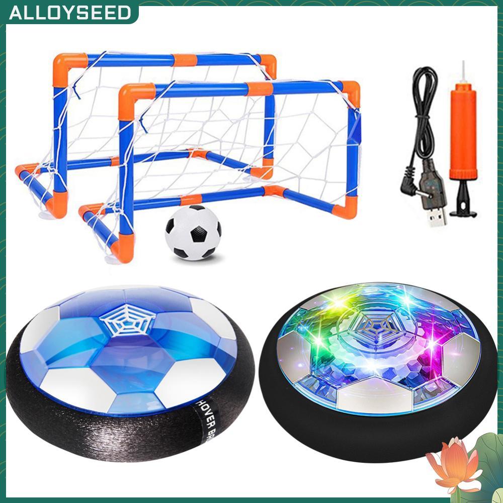 ⚡พร combedมสเดิมเดิม⚡ Hover ลูกฟุตบอล LED Light และโฟมกันชนในร่มกลางแจ้ง Air Power Hover Ball Air ลอ