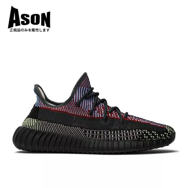 Ad Yeezy Boost 350 V 2 Yecheil สีดําสีแดงผู้ชายผู้หญิงรองเท้ารองเท้าผ้าใบวิ่งจ๊อกกิ้งน้ําหนักเบา FW5