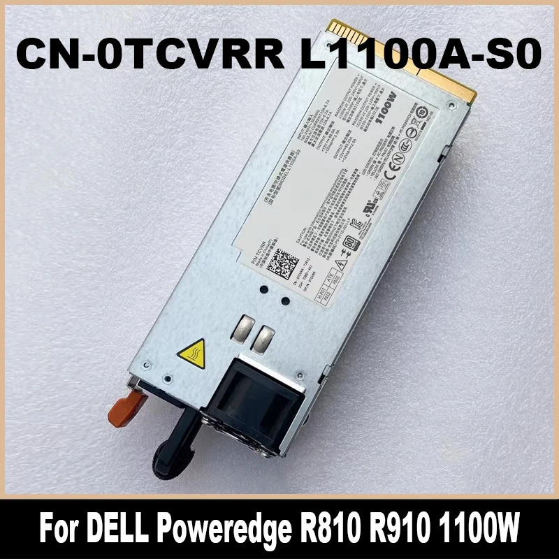 สำหรับ DELL R810 R910 R510 T710 แหล่งจ่ายไฟเซิร์ฟเวอร์ 1100W L1100A-S0 TCVRR 0TCVRR PS-2112-2D1-LF 1