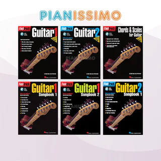 หนังสือ FastTrack Fast Track Guitar Method Book 1 2 Songbook 1 2 Level 1 2 Fast Track Chords & Scales