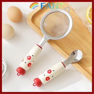 in stockFANT เครื่องตีไข่, ช้อนทําอาหารสแตนเลส Dopamine, ช้อ…