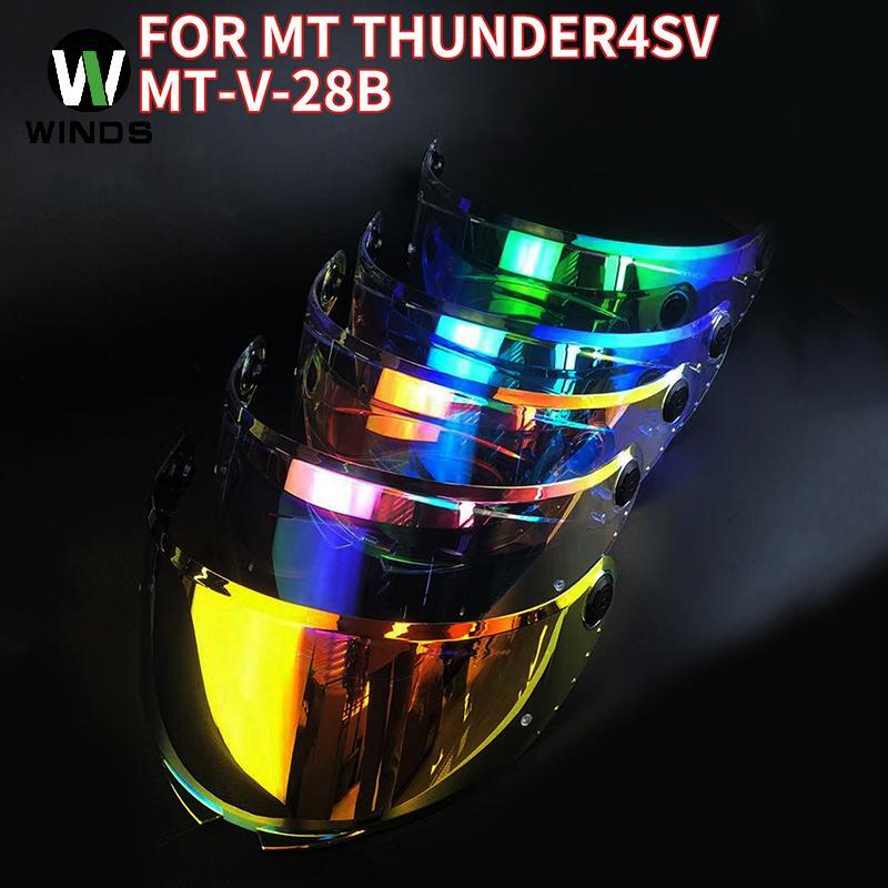 ODS Visor V-28B สําหรับ THUNDER 4 SV เปลี่ยนหน้าจอหมวกกันน็อค อะไหล่ อุปกรณ์เสริม