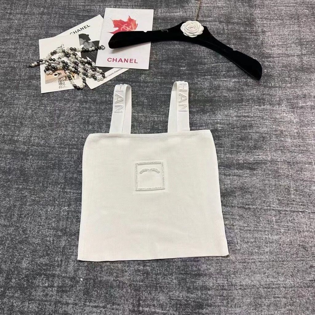 ชาแนล 1177 สร้อยคอมีลายถัก เสื้อกั๊กสำหรับผู้หญิง