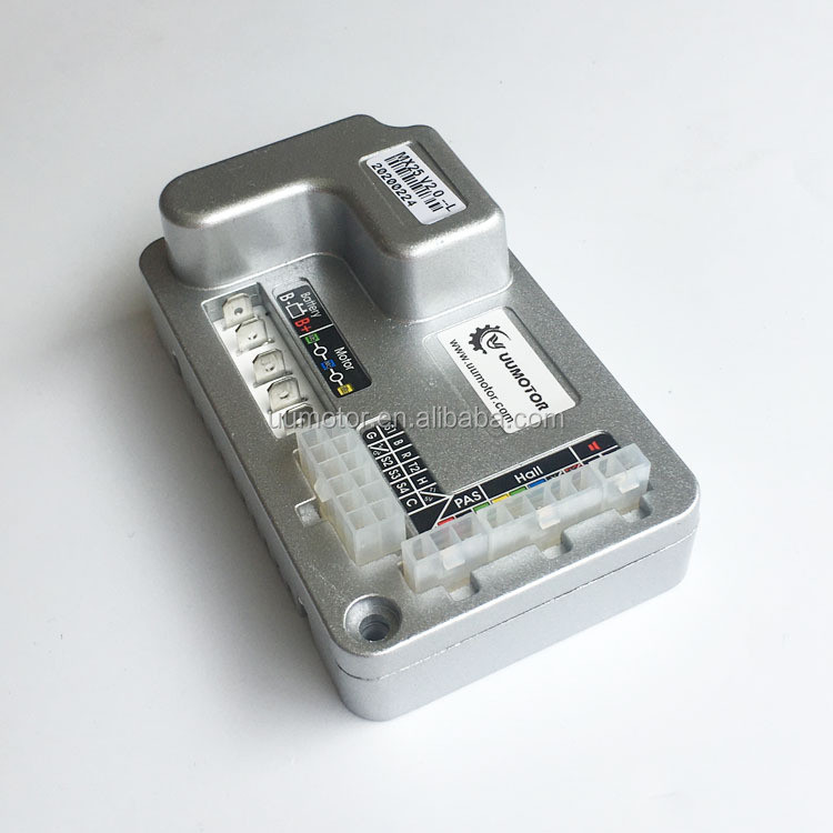 ขายร้อน FOC โปรแกรมหลายแรงดันไฟฟ้า 24-48v 30a 250w-1000w Sine Wave Brushless Dc มอเตอร์ Controller