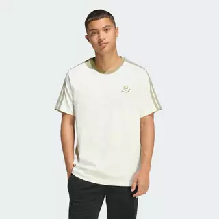 adidas ไลฟ์สไตล์ เสื้อยืดพิมพ์ลาย LUX COFFEE CAFE CUP ผู้ชาย สีขาว JZ5072