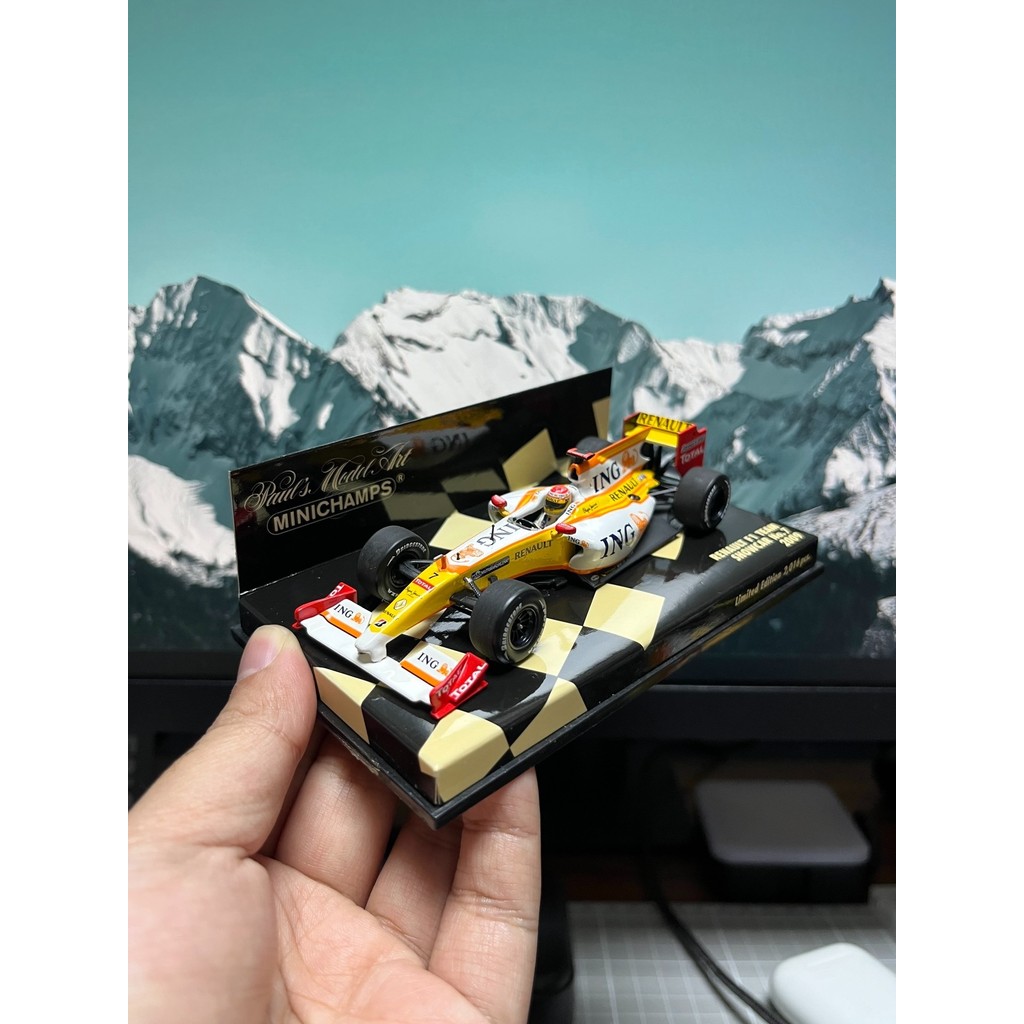 1/43 Mini Cut minichamps f1 Renault r29 Alonzo Renault F1 Team Showcar R29 2009 #7 ขายตัวเองดู ไม่คื