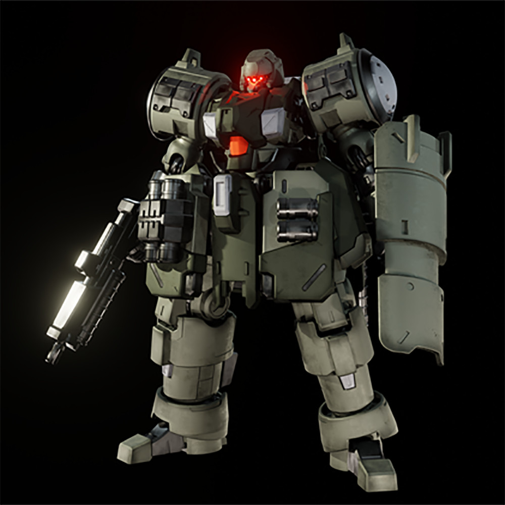 Chief Continent Super Action Cavalry ZA08 Zalov ในประเทศ ko Gundam Armored Cavalry Assembly Model