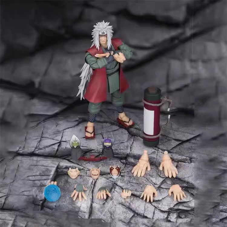 Bandai SHF Jiraiya Proficient in Immortal Arts Konoha Haojie Immortal Mode Naruto สําเร็จรูปรุ่น