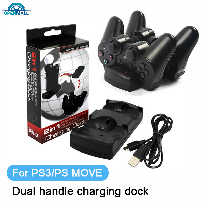 สําหรับ PS3move/PS3 dual handle แท่นชาร์จสําหรับ playstation3 handle dual ชาร์จสําหรับ PS3move charg