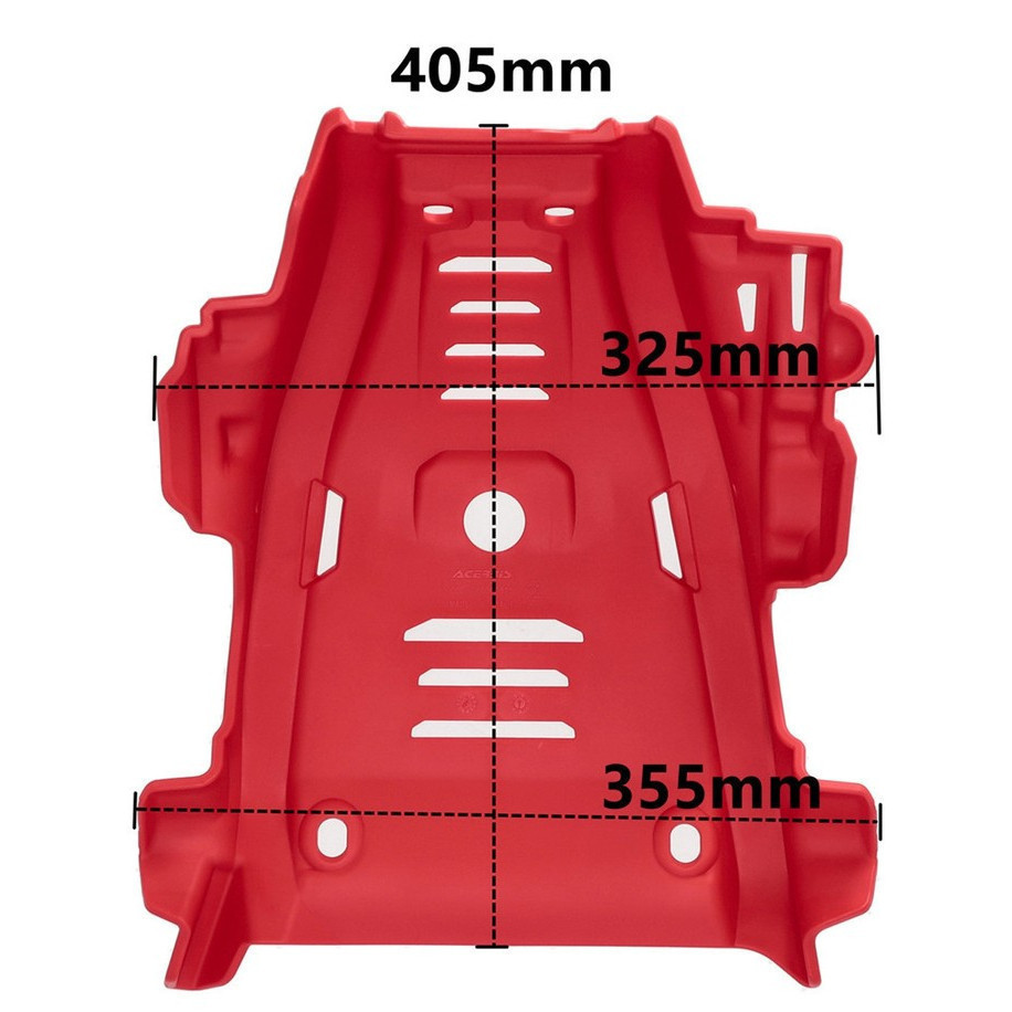 HONDA กันแคร้ง การ์ดแคร้ง พลาสติกหนา CRF300L ทรง Acerbis การ์ดแคร้งพลาสติก - รูปที่ 4