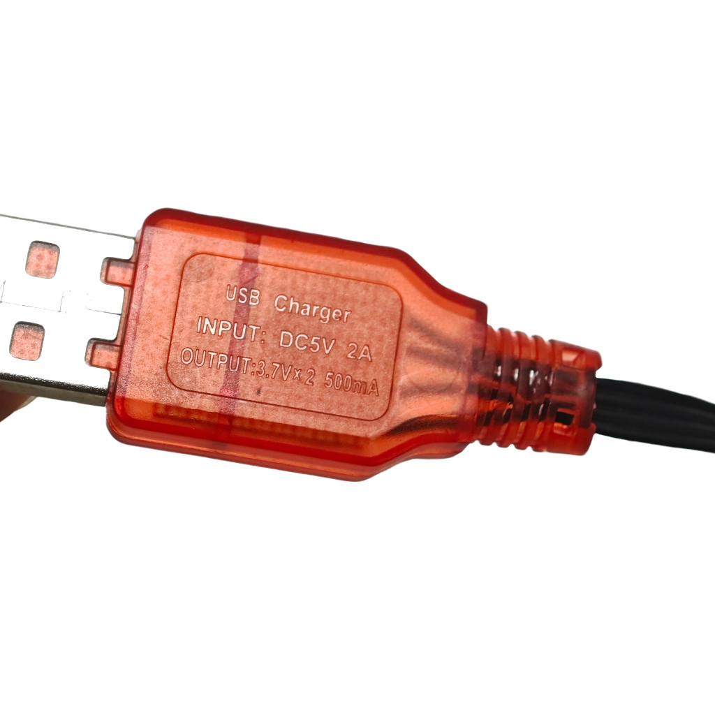 HiPoRC 500mA 4 สาย SM ปลั๊ก USB สําหรับ WPL 7.4V แบตเตอรี่ C64-1 C74-1 C64 C44 C54-1 C74 C84 C94 C s