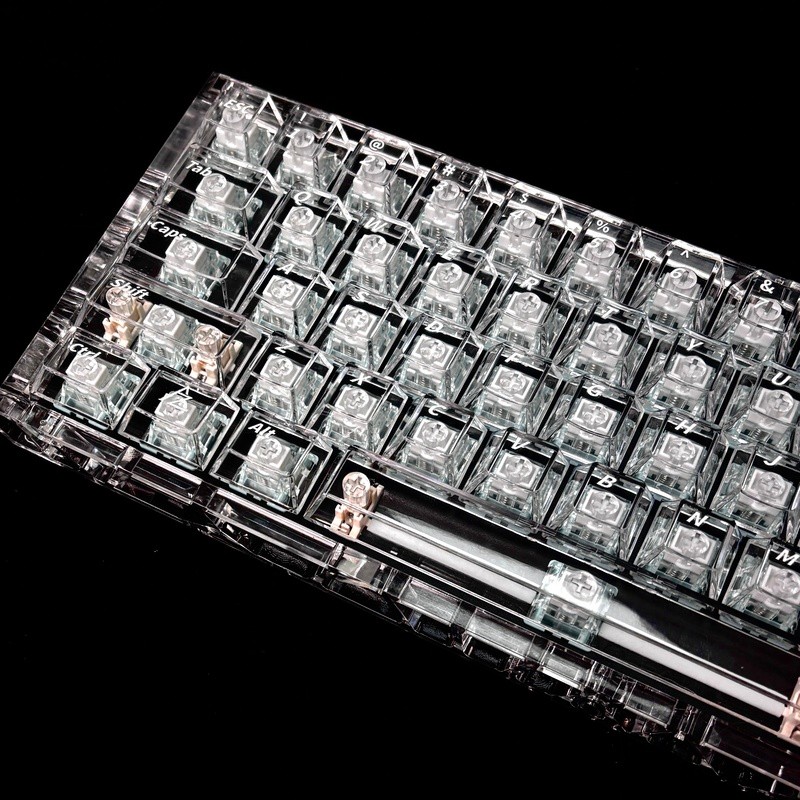 [คริสตัลน้ําแข็งพิเศษโปร่งใส] Cang Xuanyue 2.0 ปุ่มกดพีซีจาก ace68ace68wooting Little Bee