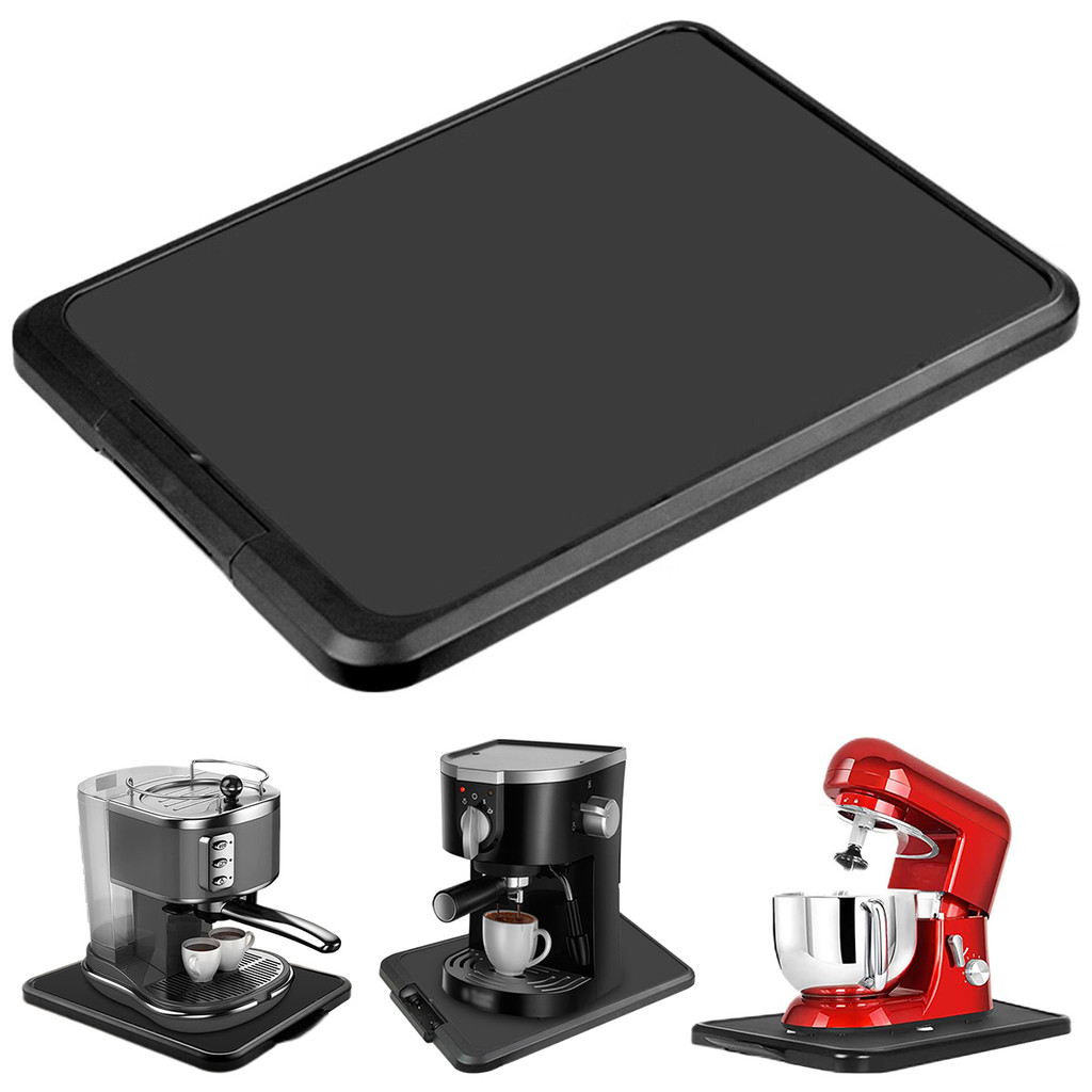 Kitchen Appliance Sliding Tray with Smooth Wheels 16.14×11.81×0.8in Sturdy Non-slip Below