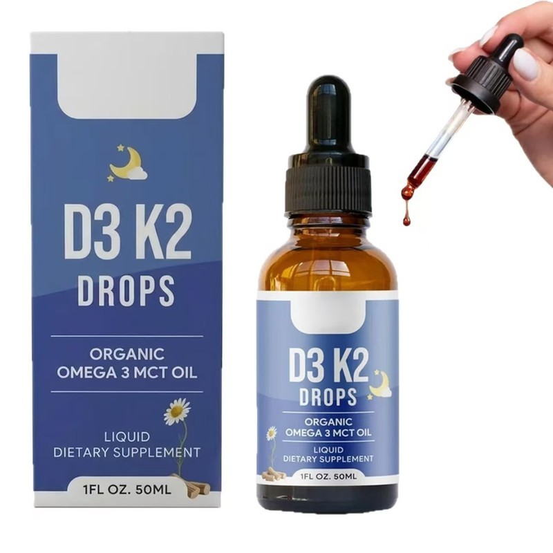 พร้อมสต็อก Fast Shipping D3K2 Night Drops tk American Mexico Omega 3MCT Oil 26515A8/28