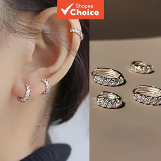ต่างหู Sleepers Hypoallergenic Hoop Studs สําหรับ Sensitive Ears ผู้หญิง