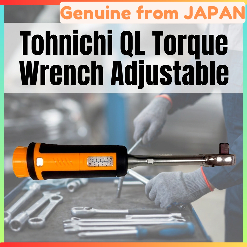 Tohnichi QL Torque Wrench Adjustable Click Type Made in Japan High Precision Professional Tool