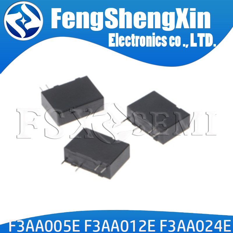 5 ชิ้น 100% ใหม่ F3AA024E 5V 12V 24V F3AA005E F3AA012E 4pin รีเลย์