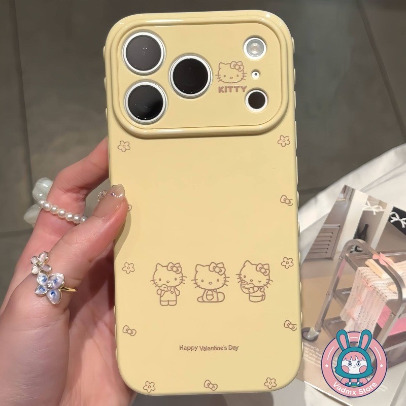 น่ารักKittyแมวเคสโทรศัพท์สําหรับOPPO A6 GT Max A6i A6S A5 A5i A5M A3 Pro A3i Plus A2 A2X A1X A1S K13X K13X K13S 5Gปลอกหัวใจคู่หูหรูหรา