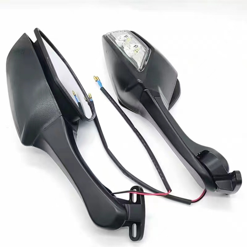 กระจกมองข้างรถจักรยานยนต์พร้อมไฟเลี้ยว LED สําหรับ HONDA CBR650R CBR400R CBR500R CBR300R
