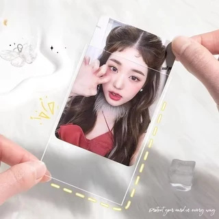 50/100 ชิ้นโปร่งใส Kpop Idol Photocard Sleeves / กันน้ําการ์ดสะสมป้องกัน