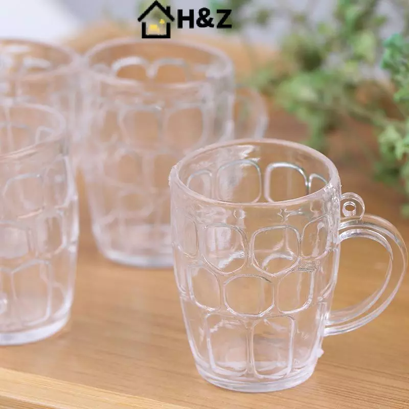 H&Z 5 ชิ้น 1:12 Dollhouse Miniature ถ้วยเบียร์พลาสติก thumbnail 4