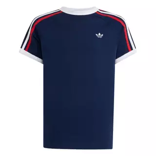 adidas ไลฟ์สไตล์ เสื้อยืด 3-Stripes เด็ก สีน้ำเงิน KC9509