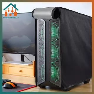 ผ้าคลุมกันฝุ่นพีซีตั้งโต๊ะกันน้ํา PeaceShells ซิปสําหรับ Mid/Full Tower TH