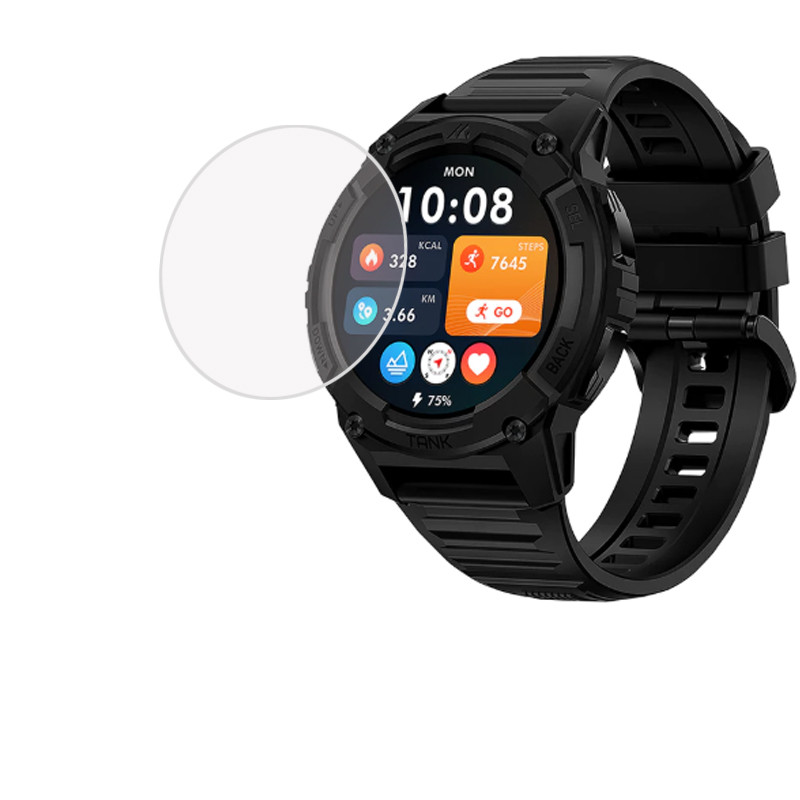 KOSPET TANK S2 สมาร์ทดูฟิล์มกระจกนิรภัยสําหรับ KOSPET TANK S2 สมาร์ทนาฬิกาป้องกันกระจกป้องกันหน้าจอ