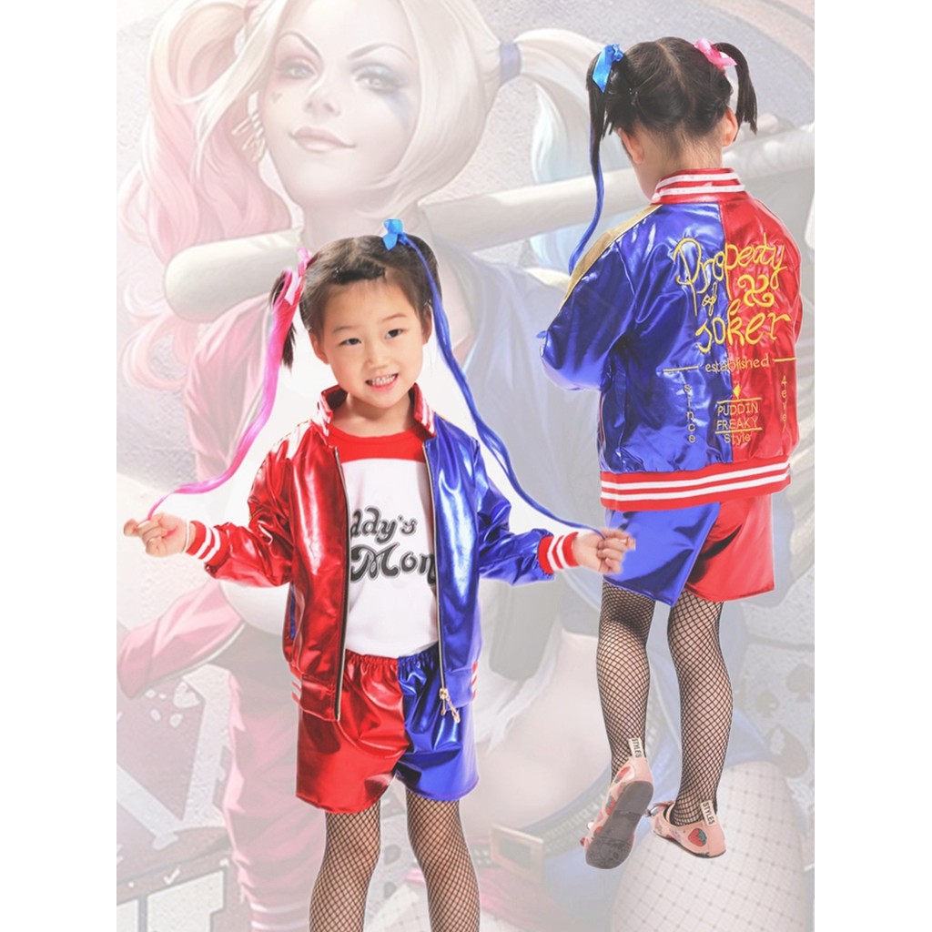 christmas sweater christmas dress ชุดสูท Harley Quinn Cool COS