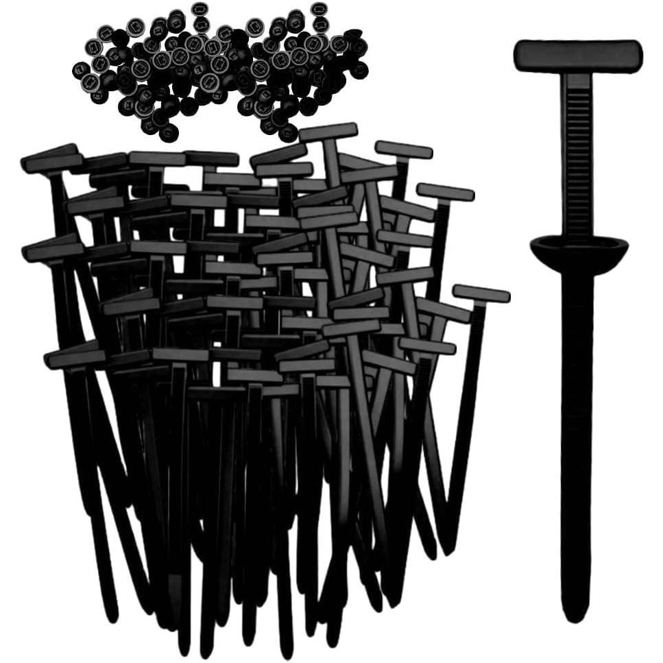 ไนลอน Universal Cable Tie Buckle, 2026 อัพเกรดรถยนต์ Heavy Duty Self-Locking ไนลอน Zip Tie Holder, ใ