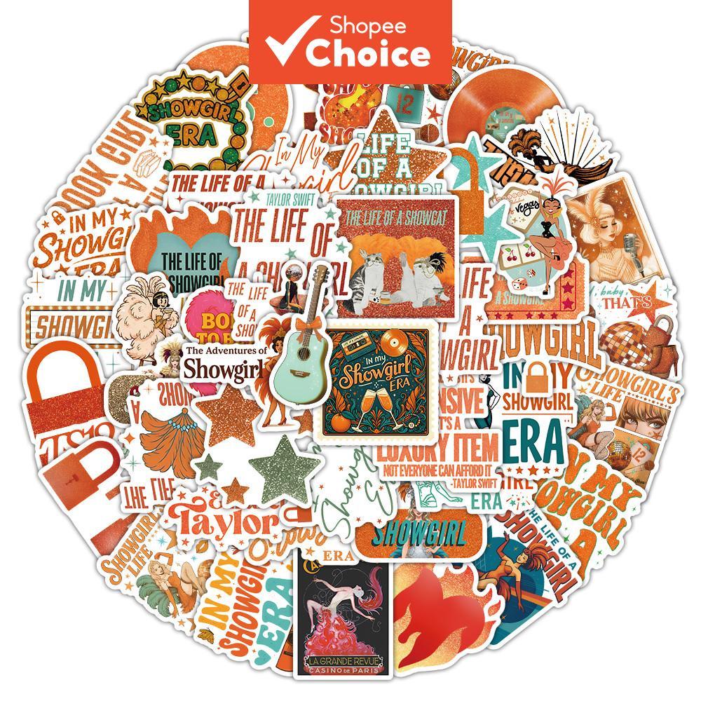 สติ๊กเกอร์ Taylor Swift ชีวิตของเด็กโชว์ (52 ชิ้น) - สติ๊กเกอร์ตกแต่งที่น่ารักสําหรับเครื่องเขียน ห่