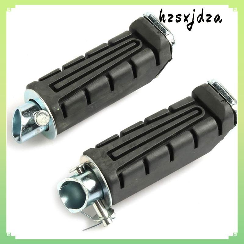 Moto สีดําด้านหลัง Footrest หมุดเท้าเหยียบซ้ายและขวารถจักรยานยนต์ยาง Spikes สําหรับ YBR 125 XTZ 125 
